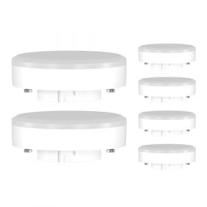 ledscom.de 6 ampoules LED GX53, blanches (4100 K), 10,9 W, 1212lm, 115&deg;, mates (LEDs Com GmbH, neuf)