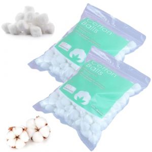 Boules de Coton de Maquillage D&eacute;graissant,Pure Coton Boules Maquillage,Boules de Coton D&eacute;graissantes,Boule de Coton,Boules de Coton Blanches,Boule Coton,Coton Boule,Usage Domestique,200pcs (400pcs) (Opptt, neuf)