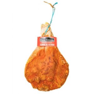 Jambon de Bayonne IGP &agrave; l'os de 6 &agrave; 8 kg (8 kg env) (PETRICORENA, neuf)