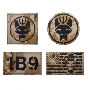 &Eacute;cusson tactique Seal Team Series, &eacute;cussons militaires tactiques &agrave; fixation velcro pour le moral de l'arm&eacute;e, autocollants pour badges en tissu (As shown,6) (YUSHENGMAO, neuf)