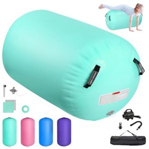 Gonflable Air Roller Rouleau d'air 100 / 120cm, Tapis de Gymnastique Gonflable, Airspot Cylindre de Gymnastique, Gymnastique Air Roller, Convient &agrave; la Yoga, Taekwondo, rouleau de fitness (Creality 3D Stores, neuf)