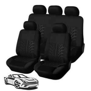 WFYBMB Housse Siege Voiture pour Citroen DS3/DS3 Racing/DS3 Cabrio/DS4/DS5/DS3 Crossback/DS 4S, Housses de Siège de Voiture Imperméable Et Respirant Amovible Confortable Protecteurs de Siège (suiyueheng, neuf)