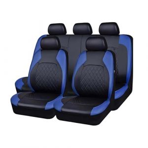 MaKeMoney Housse Siege Voiture pour R?nault Clio 5 Clio 4 Clio 3 Estate 2001-2026, Cuir Avant Arrière Protecteur Siège Antidérapants Accessoires,D/Blue (mangchang, neuf)