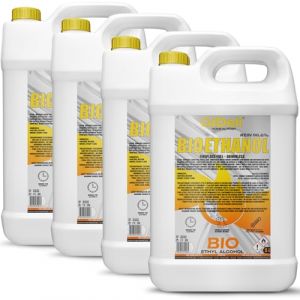 GiDeli Bio&eacute;thanol - 20 l - Sans odeur - 96,6 % d'&eacute;thanol - Pour l'int&eacute;rieur et l'ext&eacute;rieur - Fabriqu&eacute; &agrave; partir de ma&iuml;s et de betterave sucri&egrave;re (Posh Sp. z o.o., neuf)