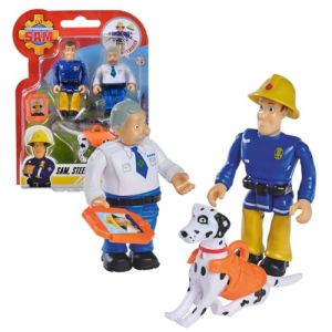 Sam, Steele, Radar | Jeu de figurines | Sam le pompier | Simba (Kinderspieleland_1, neuf)