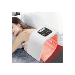 Masque de luminothérapie à LED | 7 couleurs | Masque photonique professionnel | Rajeunissement de la peau 287 SMD LED avec longueur d'onde 618-770 nm, appareil anti-âge pour la maison et le salon de (KigerNee, neuf)