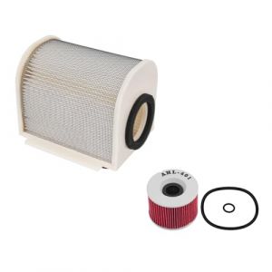 AHL Filtre à air, filtre à huile Compatible avec YAMAHA XJR 1200 XJR1200 XJR 1300 (AHL-Motor, neuf)
