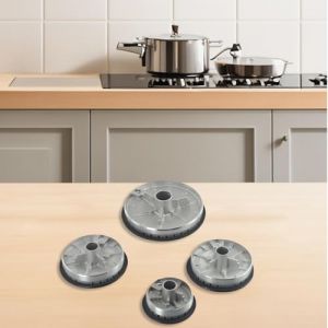 Yuanpgky Ensemble de couvercle de poêle pour cuisinière SABAF – Kit de remplacement de capuchon couronne de brûleur à gaz, compatible avec les poignées de poêle SABAF, chapeau de cuisinière en fer (Yuandakai, neuf)