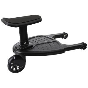 Planche de Poussette Universelle avec siège Marche Planche À Roulettes Confortable pour Bébé Deux en Un Confortable À 4 Roues portable pour enfants landau poussette (EHOTER Décor, neuf)