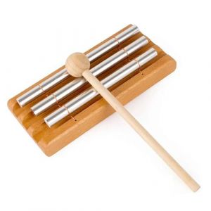 Carillon À 3 Tons,Carillons De Percussion,instrument De Percussion 3 Tons,Carillon De Méditation Energy Chime À 3 Tons,Carillon Énergétique Avec Maillet,pour Enfants,yoga,gestion De Salle De Classe (FENGXIAO STORE, neuf)