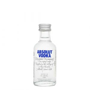 Absolut Blue - Swedish Pure Vodka Miniature - 5cl - 40% ABV (Global Dream ⭐⭐⭐⭐⭐RETOURS SANS FRAIS, neuf)