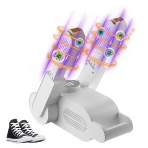 DAJASD Seche Chaussure Electrique, Seche Chaussure De Ski, Seche Bottes Electrique, S&egrave;che Chaussures Avec Minuterie, Lumi&egrave;re Violette+Charbon Actif,Chauffe-Chaussures Pour S&eacute;cher Chapeaux Chaussures (YIJIA-EU, neuf)