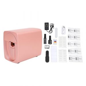 Imprimante à ongles intelligente, contrôle par application, caméra d'identification, Portable, Machine d'impression couleur pour Nail Art, pour la maison, les voyages, les fêtes (Rose Gold) (lifestyle home, neuf)