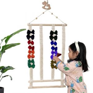 Organisateur d'accessoires pour cheveux – Support de rangement pour épingles à cheveux pour, support mural pour filles | Présentoir mural pour bandeau et pince à cheveux, organisateur d'épingl (lipans, neuf)