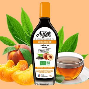 Antésite Bio, concentré Bio Thé Noir Pêche à diluer sans Sucre - Le Flacon de 13cl sans sucres ajoutés sans édulcorant Économique Fabriqué en France (BienMangerCom, neuf)