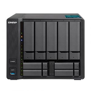 QNAP TVS-951X-8G-US NAS 5+4 Baies Intel Celeron Dual-Core 1,8 GHz, 8 Go DDR4 avec 1 x 10 GbE Nbase-T LAN, 1 x GbE LAN, 1 x HDMI (PRO-SELL FRANCE, neuf)