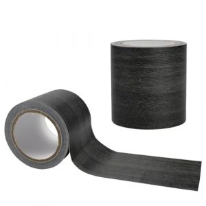 Zfseyuh Ruban Adhésif Grain de Bois Ruban Effet Bois Noir Autocollant Papier Adhesif pour Meuble Bois Réparation pour Sols et Meubles 5,7 cm x 4,57 m (Gris Foncé) (Hongdz, neuf)