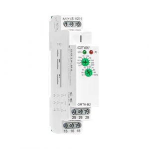 GEYA 10A Delay OFF Time Relay Type &eacute;lectronique R&eacute;glable Delay Timer 2NO2NC DIN Rail (GRT6-B2, AC/DC24V-240V) (IGOYO, neuf)