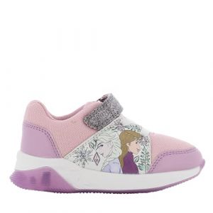 LA Reine des NEIGES Basket Lumineuse Fille de 2 à 8 Ans, Chaussure Enfant Jolie avec Anna et Elsa 29 EU, Disney Frozen Sneaker à Scratch et LED, Idéale pour l'École et l’Extérieur (Leomil NV, neuf)