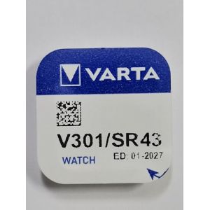 Varta v301 type : montre tension : 1,55 v taille : 4,2 mm-diam&egrave;tre : 11,6 mm sous blister pDA-punkt (P & F France, neuf)