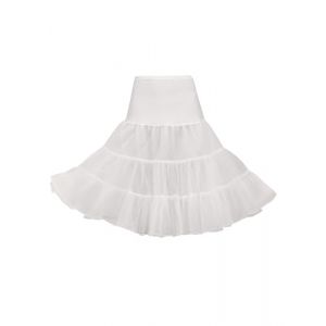 Wikoan Jupon sous Robe Femme Jupon Années 50 A-Ligne Jupe Tulle pour Femmes Rockabilly Fond de Robe Vintage Petticoat Lingerie Lvoire S (Wikoan Direct, neuf)