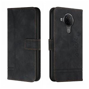 Bravoday Coque pour Nokia 3.4/5.4, Etui Cuir avec Magnetique, Flip Pochette Housse pour Nokia 3.4/5.4 Protection, Noir (Bravoday, neuf)