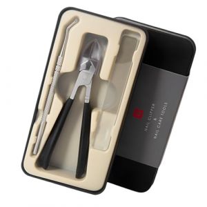 Lot de 3 coupe-ongles professionnels pr&eacute;cis avec poign&eacute;e ergonomique anti-&eacute;claboussures, accessoires de toilettage pour ongles &eacute;pais, ciseaux &agrave; large ouverture pour ongles durs (QiaoguangUK, neuf)