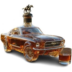 Carafe &agrave; Whisky, Carafe De Voiture De Course De 400 Ml, Bouteille De Whisky En Forme De Voiture, Nouvelle Carafe En Verre, Th&egrave;me De Voiture Cr&eacute;atif 3d, R&eacute;cipient De Distribution D'alcool, Pour C (LDFGE, neuf)