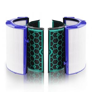 BAMBOOST Filtre HEPA compatible avec le purificateur d'air Dyson Pure Cool TP04 DP04 HP04 TP05 HP05 Pure Hot+Cool pour Dyson Pure Hot Cool 969048-03 969048-01 (BAMBOOST, neuf)