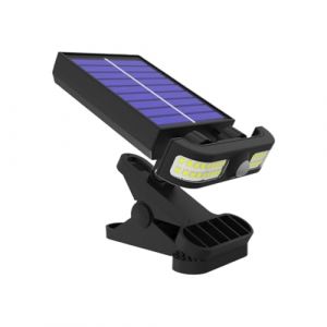 Lumi&egrave;res Solaires De Goutti&egrave;re - Lumi&egrave;res Solaires Ext&eacute;rieures &Eacute;tanches Avec Pince - D&eacute;tecteur De Mouvement Avec Luminosit&eacute; R&eacute;glable Pour Jardin Cl&ocirc;ture Garages Piscine Porche Balcon Pelouse (geshengtai, neuf)