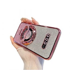 SIYOPINPFY Coque pour Samsung Galaxy S9+ Plus, Paillettes Luxe Souple Silicone Antichoc Anti-Rayures Housse, Protection d'appareil Photo &agrave; Housse avec Anneau pour Galaxy S9+ Plus, Brillant Or Rose (SIYOPINPFY, neuf)