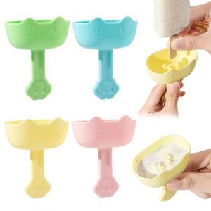 WeddHuis Lot de 4 pièces supports à glace anti-goutte, réutilisables pour enfants et tout-petits, porte glace enfant, baton glace, glace batonnet (UAB LIDMIBI LT, neuf)