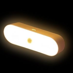 Ceprznvey Lampe &agrave; D&eacute;tecteur de Mouvement Int&eacute;rieur, &Eacute;clairage Automatique avec Capteur de Pr&eacute;sence, Veilleuse Sans Fil Portable Magn&eacute;tique pour Chambre Cuisine Couloir &Eacute;tanche (yinhuo, neuf)