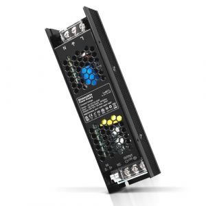 REYLAX Transformateur LED 12V 60W 5A Dimmable, 0/1-10V et TRIAC Gradable Transfo, Bloc Alimentation &agrave; Tension Constante, Driver Led Convertisseur Basse Tension Pour Bandes LED, Lumi&egrave;re d'armoire (REYLAX, neuf)