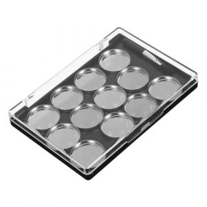 NULYLU Palette De Maquillage Magnétique Vide Compacte En Plastique Robuste Pour Rangement Fards à Paupières Et Pinceaux Voyage Professionnel (Kopouy, neuf)