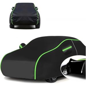 Housse Voiture Ext&eacute;rieur pour Renault Megane 2 CC 2006-2010,Bache pour Voiture &Eacute;tanche,Anti UV,Anti-Poussi&egrave;Re,Protection Neige Pluie,Coupe-Vent,Fermeture &eacute;Clair Lat&eacute;Rale (LINGCHENGTONGXUN, neuf)