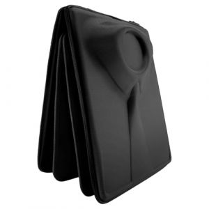 Packshi Sac de Transport pour Chemises, Housse de Transport pour vêtements, Protection Anti-Plis, Rangement pour Chemises avec Dossier, Cadeau pour Homme, Noir (Packshi - Pack Your Shirt Safely, neuf)