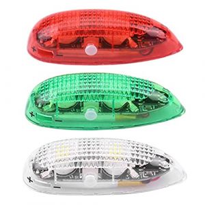 Risegun Feux de Navigation - Feux de Navigation sans Fil Rechargeables &agrave; 4 Modes pour a&eacute;ronefs &agrave; voilure Fixe RC Hobby((3 lumi&egrave;res et 1 Charge)) (Regun, neuf)