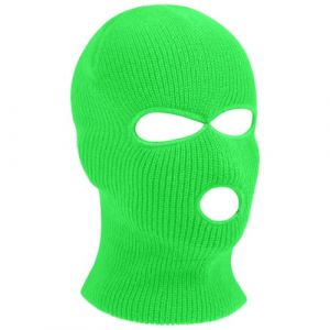 HAGOT Cagoule 3 Trous, Cagoule Balaclava, Balaclava à 3 Trous Tricoté, Cagoules de Visage Comple, pour Ski Moto Vélo Cyclisme, pour Hommes et Femmes (XiangX, neuf)