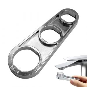 WUSJCOF A&eacute;rateur buse m&eacute;langeuse a&eacute;rateur, ensemble 1 pi&egrave;ces barboteur robinet, cartouche m&eacute;langeuse raccord tamis, perlateur nid d'abeille chrom&eacute; - cl&eacute; robinet, mousseur pour robinet (NAROU DUTEN, neuf)