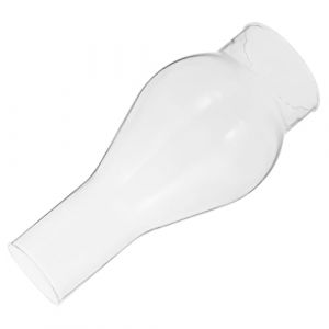 Angoily Abat-Jour En Verre Pour Lampe À PéTrole, Remplacement Vintage, ÉClairage D'Ambiance, Anti-Vent, Pour Maison, HôTel, 7.6*17.5*3.5*5.4Cm (Lotra, neuf)