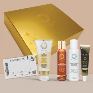 Coffret Cadeau Rituel de Soins BOTAN &ndash; Sp&eacute;cial Seychelles &ndash; Spray Bronzant Progressif Anti-&acirc;ge, Gommage & Brume Hydratante &ndash; Routine Teint H&acirc;l&eacute; Naturel - Anniversaire, F&ecirc;te des M&egrave;res, Saint-Valentin (BOTAN Professional, neuf)