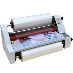 HENGCMM Laminateur Thermique A2/A3/A4 Machine &Agrave; Plastifier Chaud et Froid 350 mm/450 mm Plastifieuse Simple et Double Face pour Bureau, Maison, Magasin, Restaurant 220 V,350mm (hengchishangmaogongsi, neuf)