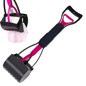 JINGLING Pelle Ramasse Crottes pour Chien 60cm Portatif Pelle à déjections Canines avec Longue poignée Pliable pour extérieur Jardin, intérieur et Chat, Compagnie, Pas Besoin Se pencher (xuaesiy, neuf)