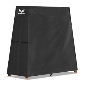 PATWING Housse de Balancelle, 3 Places B&acirc;che de Protection pour Balancelle, &eacute;tanche et R&eacute;Sistante aux Intemp&eacute;Ries Anti-UV pour Terrasse Housse Protection pour Balancelle (Noir, 211 * 124/25 * 167cm) (Patwing Store, neuf)