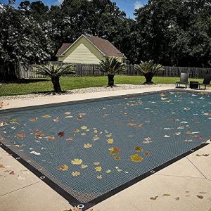 Protection Piscine pour Piscine Rectangulaire 6 X 12 M Bâche D'Hivernage Piscine, Bâche Protection pour Piscines Creusées Et Hors Sol, en Polyéthylène, Résistant, Maille Fine (kedouia, neuf)