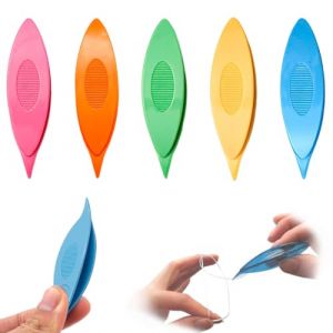 BEPSYOM 5 pièces Navettes en Plastique, Frivolité Navettes Colorées en Plastique, pour DIY Main Lacemaking Artisanat Outil, Navette de Tissage, Outils de Navette (Couleur Mixte) (LI MINGMING uk shop, neuf)
