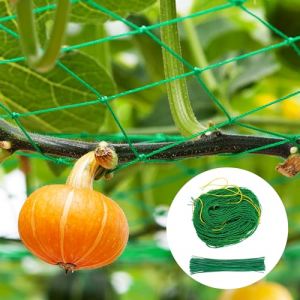 Filet a Ramer Plante Grimpante Exterieur Filet Jardin Potager 1.8m × 5m Treillis pour Concombre Haricots Légume Tomates et Autres Légumes avec 50 Attaches (ONEMAX-OUKUO, neuf)