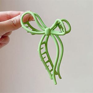 Pinces à cheveux, pinces à griffes, pinces à griffes, pince à cheveux, pince à requin, pince à cheveux creuse de couleur unie for femme, pince à cheveux rétro géométrique en forme de crabe, pince à ch (BcaiBg, neuf)