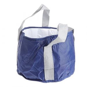 WRITWAA 1 pièce Bassin de Bain Pied Portable Seau Rétractable pour Trempage Domicile ou Voyage avec Sangle Renforcée et Design Pliant (Saieli, neuf)